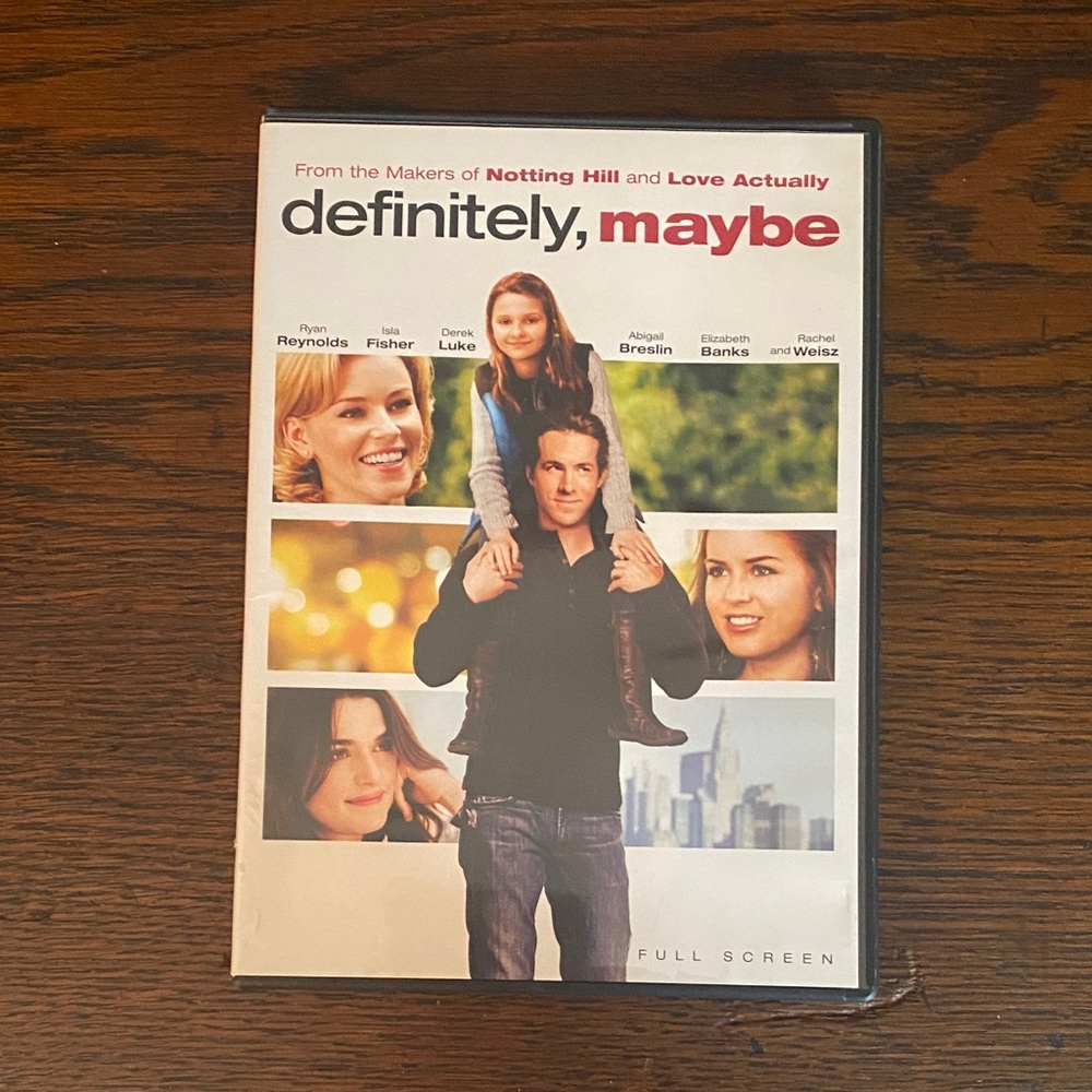 Definitely, Maybe DVD